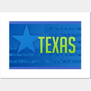 Texas Flag Posters and Art